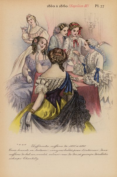 Franse mode: 1850 tot 1860, Napoleon III door Louis Colas