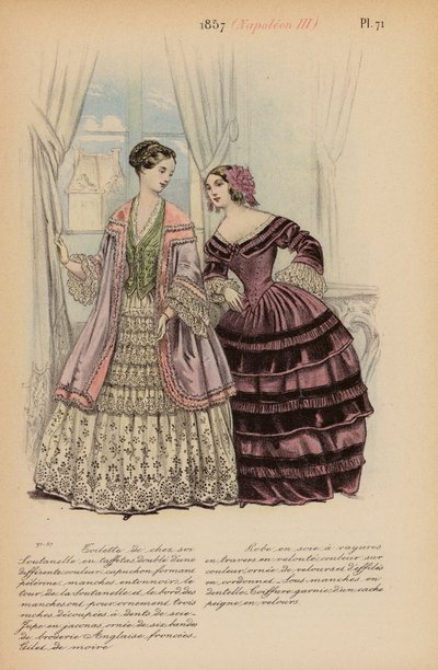Franse mode: 1857, Napoleon III door Louis Colas
