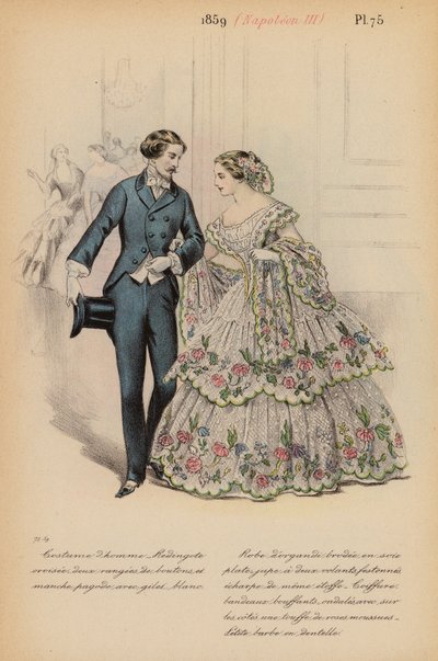 Franse mode: 1859, Napoleon III door Louis Colas