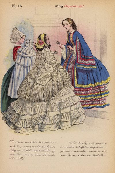 Franse mode: 1859, Napoleon III door Louis Colas
