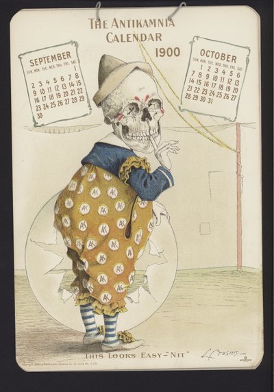 Illustratie voor Antikamnia Kalender, 1900 door Louis Crucius or Crusuius