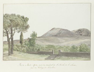 Gezicht op de Monto Rosso bij het klooster San Nicolo d
