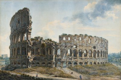 Het Colosseum, Rome, n.d. door Louis Ducros