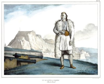 Een Suliote op Corfu, Nicolo Pervoli, in 