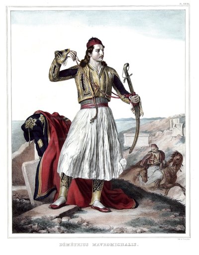 Demetrius Mavromichalis, Griekse soldaat en patriot. in 
