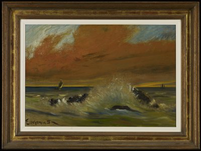 Zonsondergang door Louis Eilshemius