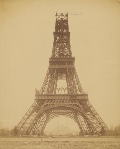 Bouw van de Eiffeltoren door Louis Emile Durandelle