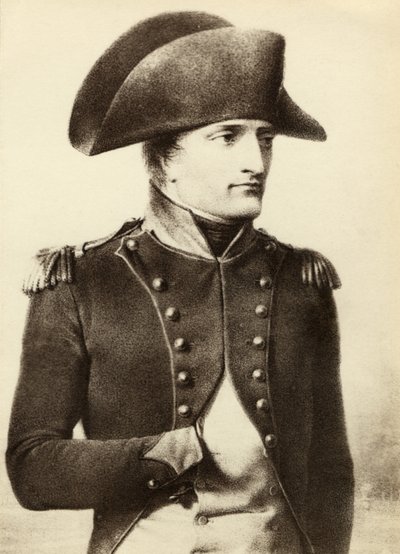 NAPOLEON Bonaparte door Louis Eugene Gabriel Isabey