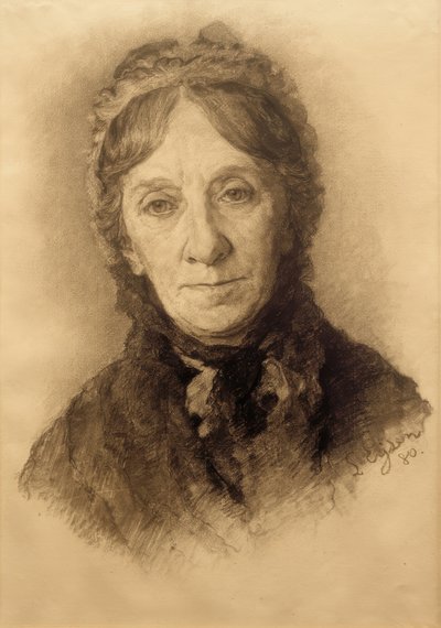 Portret van de moeder door Louis Eysen