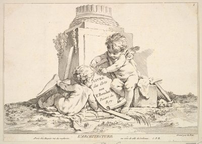 Architectuur door Louis Felix de la Rue