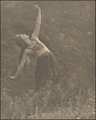 [Danseres in het veld] door Louis Fleckenstein