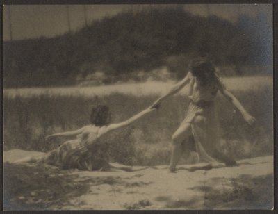 [Dansers in de tuin]. door Louis Fleckenstein