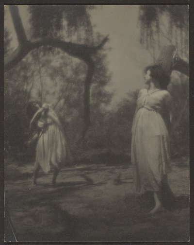 [Dansers in de tuin]. door Louis Fleckenstein