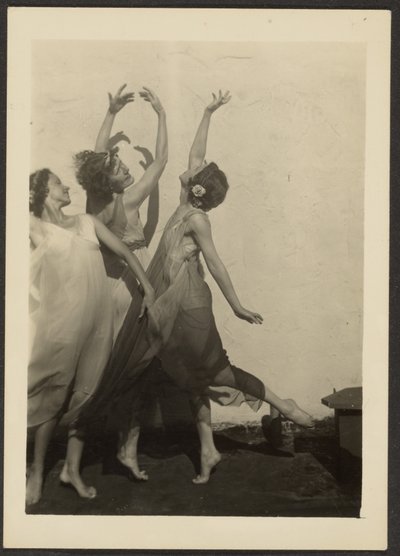 [Dansers op het dak]. door Louis Fleckenstein