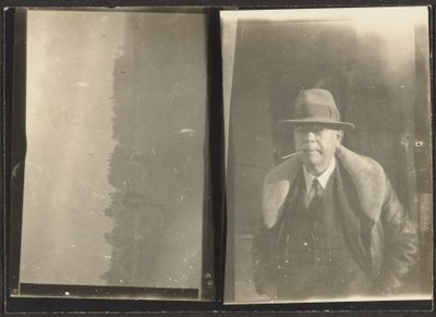 [Dubbel Frame - Fleckenstein en Landschap]. door Louis Fleckenstein