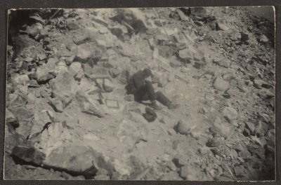 [Figuur op rotsen]. door Louis Fleckenstein