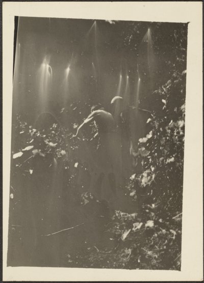 [Figuren in het bos]. door Louis Fleckenstein