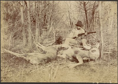 [Hunter and His Kill]. door Louis Fleckenstein