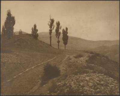 [Landschap met heuvels] door Louis Fleckenstein