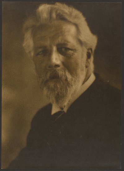 [Portret van een man met sik]. door Louis Fleckenstein