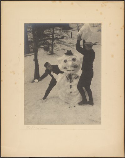De sneeuwpop door Louis Fleckenstein