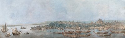 Panorama van Sarayburnu, Laat 18e eeuw door Louis Francois Cassas