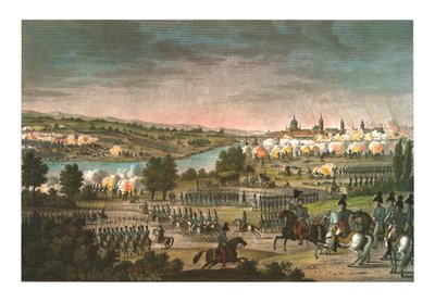 Slag bij Dresden, 26 augustus 1813 door Louis Francois Couche
