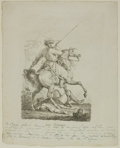 Een Kozak door Louis Francois Lejeune
