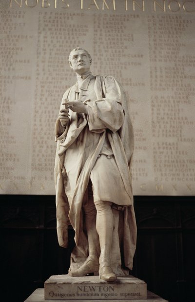 Sir Isaac Newton (1642-1727) door Louis Francois Roubillac