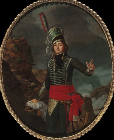 Portret van generaal François Séverin Marceau-Desgraviers 1769-1796, ca. 1796 door Louis François Sergent Marceau