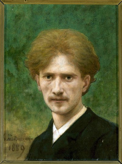 Portret van Ignacy Jan Paderewski door Louis Frederic Schutzenberger