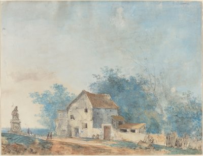 Landschap door Louis Gabriel Moreau the Elder
