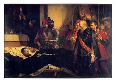 Laatste Hulde aan de Graven Egmont en Hoorn door Louis Gallait