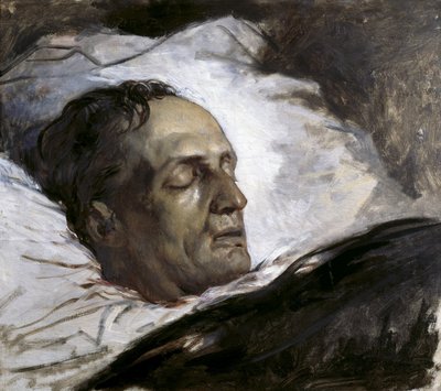 Hoofd van een geëxecuteerde man (Remy Bomal). 1870s-80s door Louis Galue