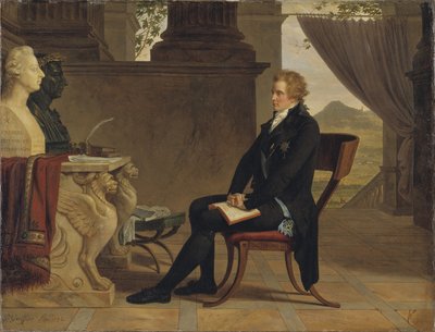 Graaf Gustav Mauritz Armfelt in Florence, 1793 door Louis Gauffier