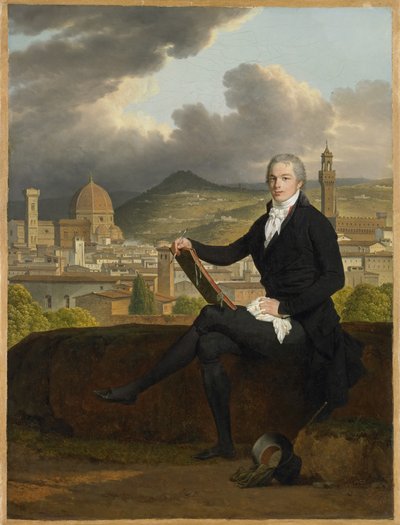 Portret van Dr. Thomas Penrose, 1798 door Louis Gauffier