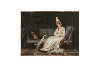 Portret van Elizabeth, Lady Webster, later Lady Holland (1771-1845), c.1795 door Louis Gauffier