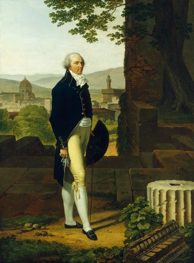 Portret van Sir Godfrey Vassall Webster Bt, 1794 door Louis Gauffier