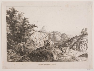 Partij van Blekinge in Zweden door Louis Gurlitt