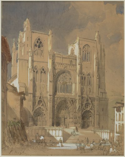 Kathedraal van St. Maurice, Vienne door Louis Haghe