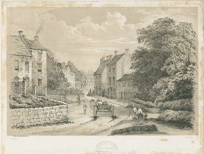 Eccleshall Dorp door Louis Haghe