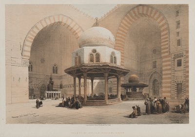Egypte en Nubië, Deel III, Nr. 8: Moskee van Sultan Hassan, Caïro door Louis Haghe