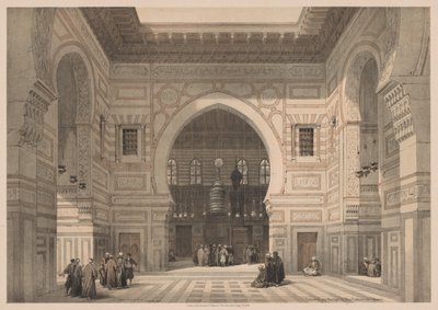 Egypte en Nubië: Deel III - Nr. 36, Interieur van de Moskee van de Sultan El Ghoree door Louis Haghe