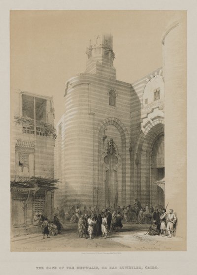 Egypte en Nubië, Deel III: Poort van de Metwaleys, Caïro door Louis Haghe