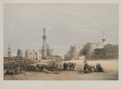 Egypte en Nubië, Deel III: De ingang van de citadel van Caïro door Louis Haghe