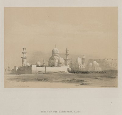 Egypte en Nubië, Deel III: Graven van de Memlooks, Caïro door Louis Haghe