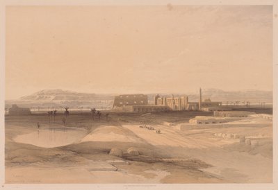 Egypte en Nubië: Deel II - Nr. 32, Karnak door Louis Haghe