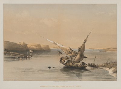 Egypte en Nubië, Deel II: Toegang tot het Fort van Ibrim, Nubië door Louis Haghe