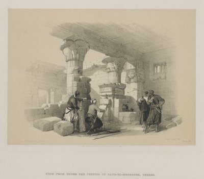 Egypte en Nubië, Deel II: Dayr-El-Medeeneh, Thebe door Louis Haghe