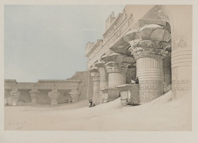 Egypte en Nubië, Deel II: Edfou, 1846 door Louis Haghe